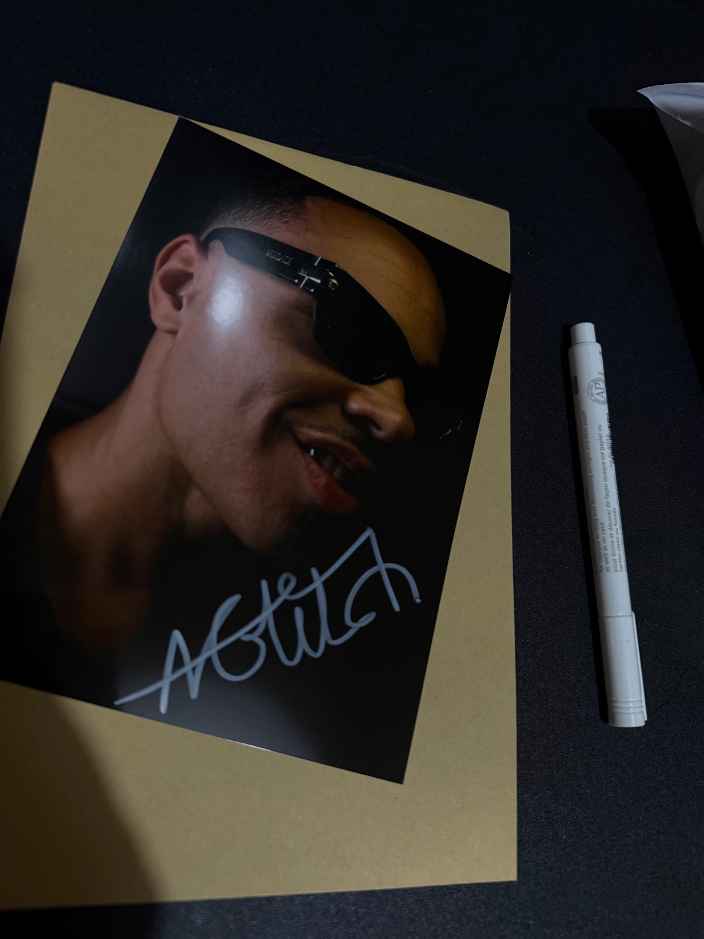 Aaron Glitch Signed Photos